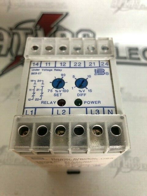 BASLER BE3 27 3D1N2 UNDER VOLTAGE RELAY 480V Atlas Electric Inc