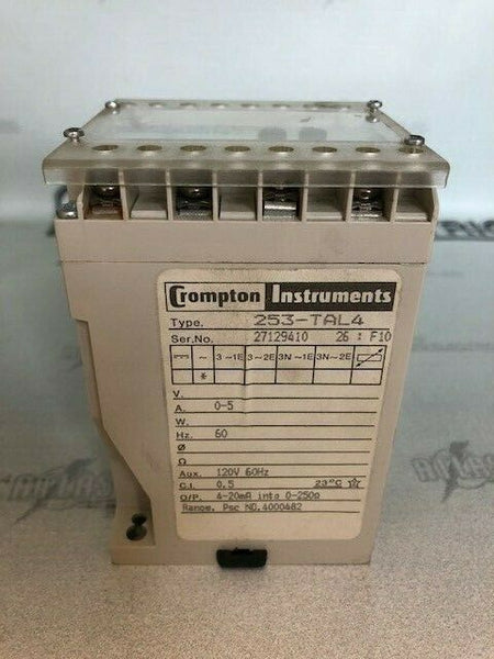 CROMPTON 253-TAL4 TRANSDUCER 253-TALU-LSAB-C6-DG 5A 60HZ