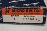 MICRO SWITCH FYAA3A1-2 9-20VDC 14MM