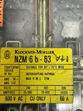 Klockner-Moeller NZM6b-63 Molded Case Circuit Breaker 15 Amp 600 Volt