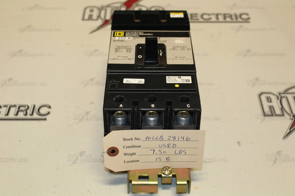 KH36250 Molded Case Circuit Breaker 250 Amp 600VAC/250VDC Volt