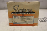 SIMPSON 2124 DC VOLT AMP METER 1-100
