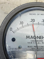 Magnehelic Inches of Water Column Gauge 0-.5 in wc CAT 2000-0