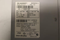 Allen Bradley Variable Frequency Drive Catalog Number 160-AA08NSF1 N-1 Enclosure