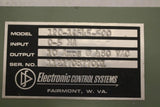 ELECTRONIC CONTROL SYSTEMS 120-10545-500 INPUT 0-5 MA OUTPUT 10AMP @ 480VAC