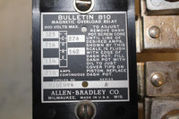 ALLEN BRADLEY 810E0V4 MAGNETIC OVERLOAD RELAY