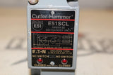 CUTLER HAMMER E51SCL E51DP5 LIMIT SWITCH WITH E51DP5 PHOTOELECTRIC SENSOR POLARIZED REFLEX 15 RANGE