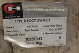 CUTLER HAMMER 10251H43B TYPE B FOOT SWITCH LATCH WITH GUARD