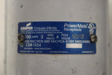 CROUSE HINDS CDR1034 3W4P 600VAC 100AMP POWERMATE RECEPTACLE