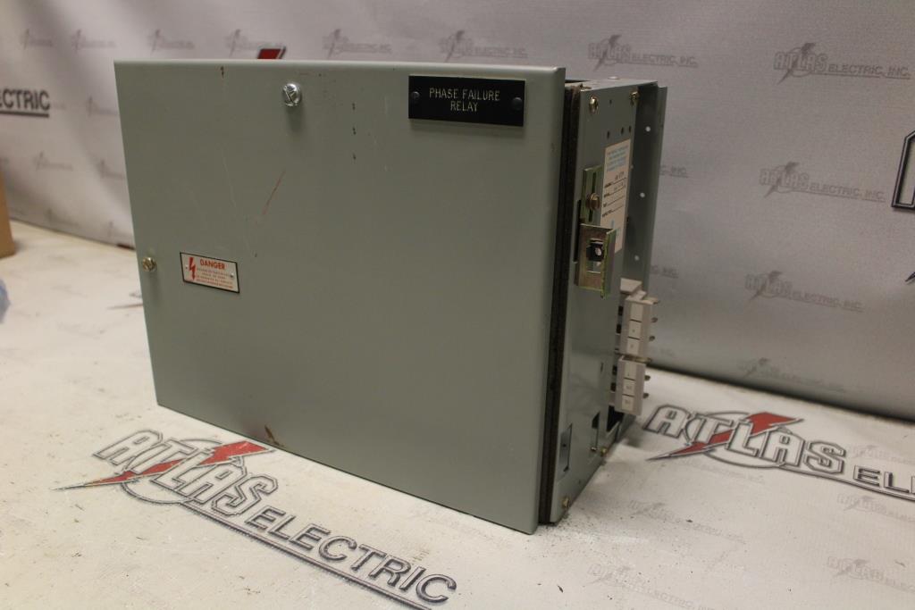 GENERAL ELECTRIC 8000 LINE MOTOR CONTROL CENTER Phase Voltage Relay Bu ...