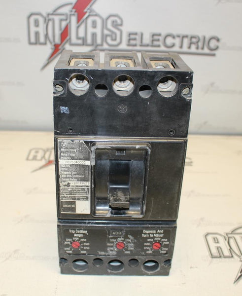 Westinghouse MCP534000C Molded Case Circuit Breaker 400 Amp 600 Volt