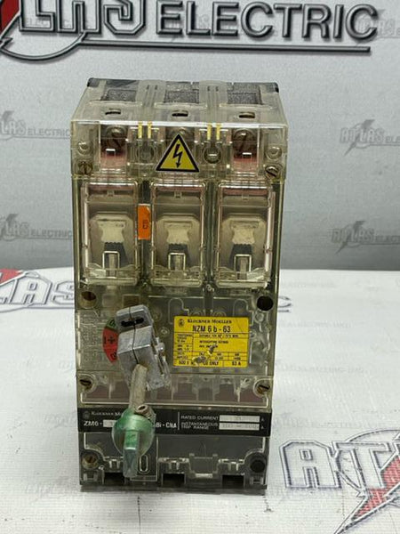 Klockner-Moeller N2M 6b-63 Molded Case Circuit Breaker 33 Amp 600 Volt